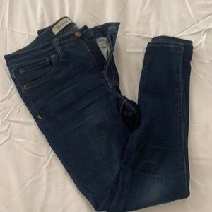 Madewell 9” mid rise skinny Jean size 27